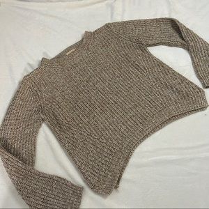 *SOLD* Ambiance Brown/Tan Knitted Sweater